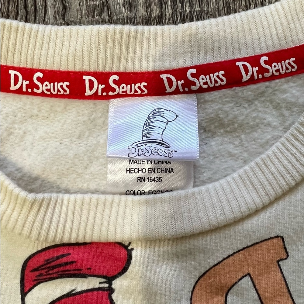 Dr Seuss "Cat In The Hat" 2pc Toddler Boy's Jogger Suit - Picture 3 of 3